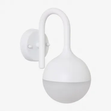 Uveron Aluminium Led Buitenwandlamp Wit - Sklum