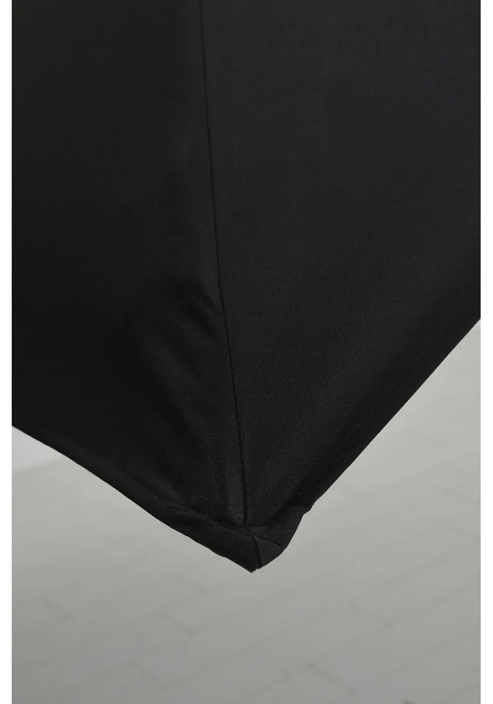 Garden Impressions Hawaii Lumen LED zweefparasol 300x300 -donker grijs - zwart