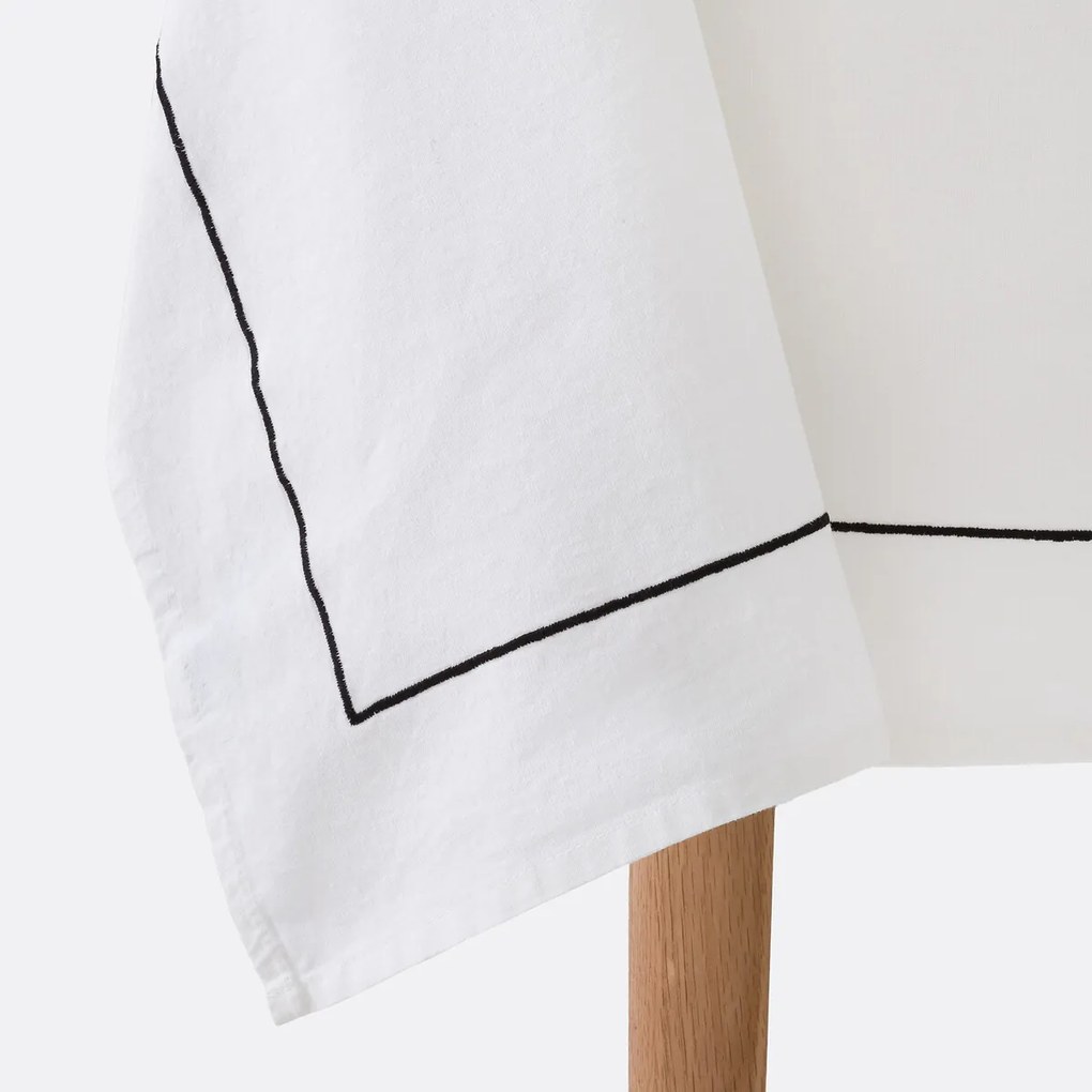 Tafelkleed in gewassen linnen/katoen Métis Bourdon