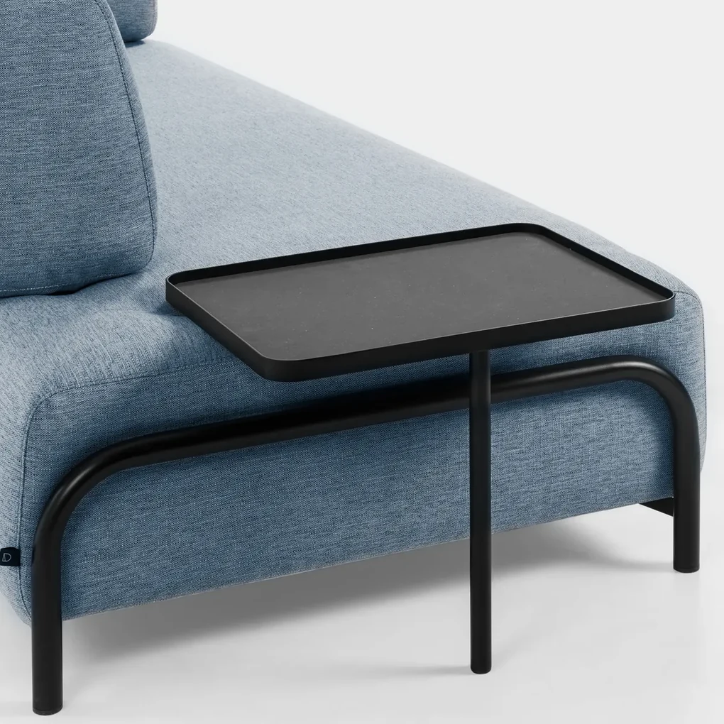 Kave Home Compo Design 3-zits Bank Met Tafeltje Blauw
