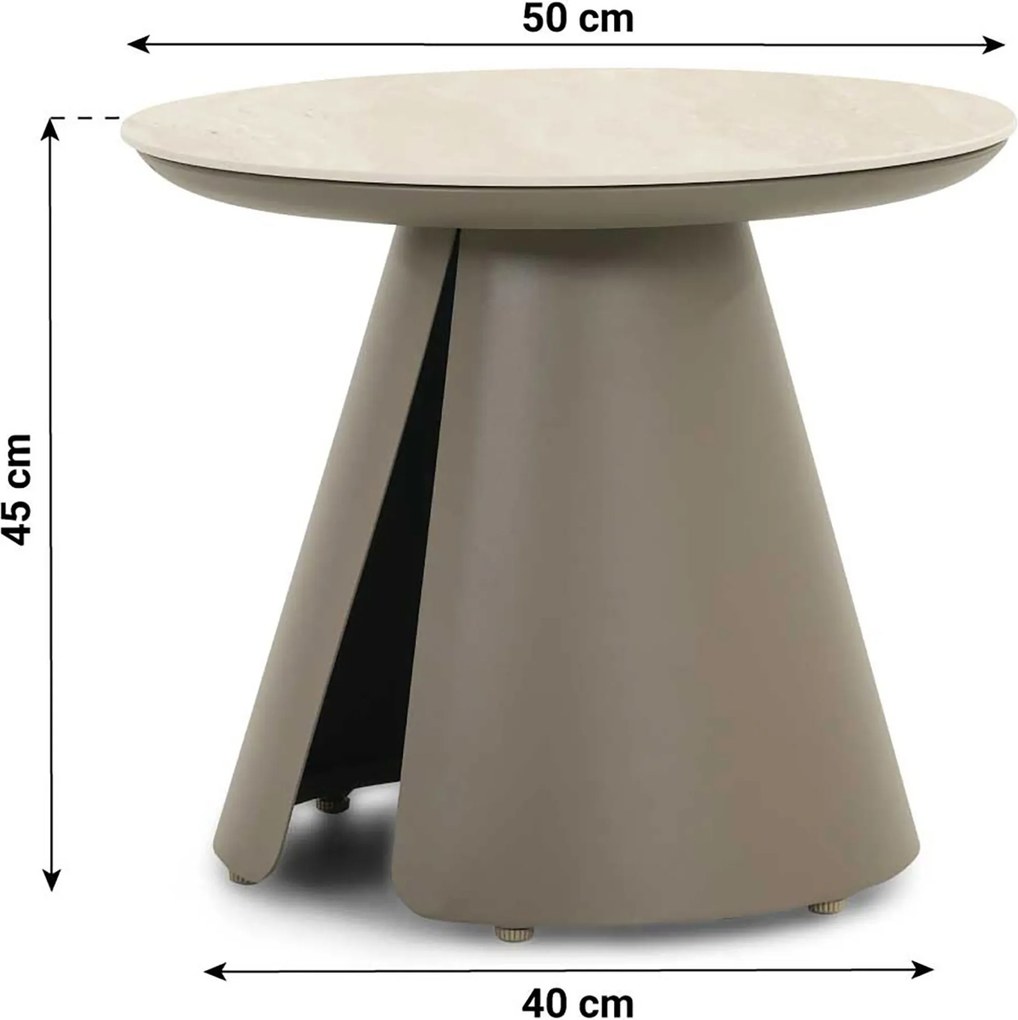 Stoel en Bank Loungeset 5 personen Rope Grijs  4 Seasons Outdoor Florence/Cayora