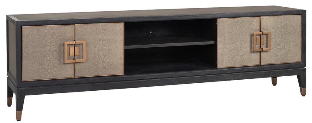 Richmond Interiors Bloomville Design Tv-meubel Leer - 185x40x55cm.