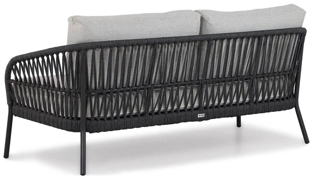 Stoel en Bank Loungeset 4 personen Aluminium/rope Grijs  Coco Puerto/Montana