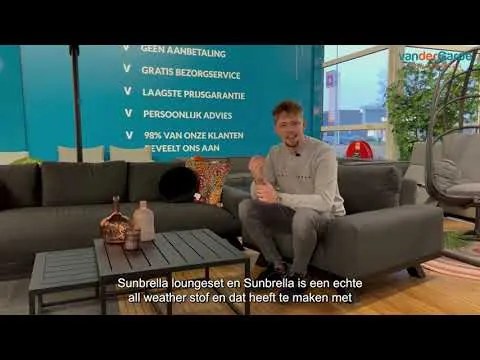 Liberty Sunbrella loungeset - Sooty - 6-delig OP=OP