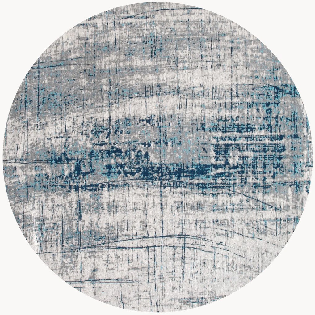 Wasbaar rond jacquard indoor & outdoor vloerkleed Griff