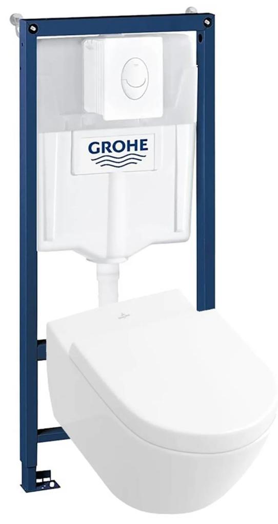 Villeroy & Boch Complete toiletset met Subway 2.0 compact toilet met Direct Flush en Grohe Rapid SL
