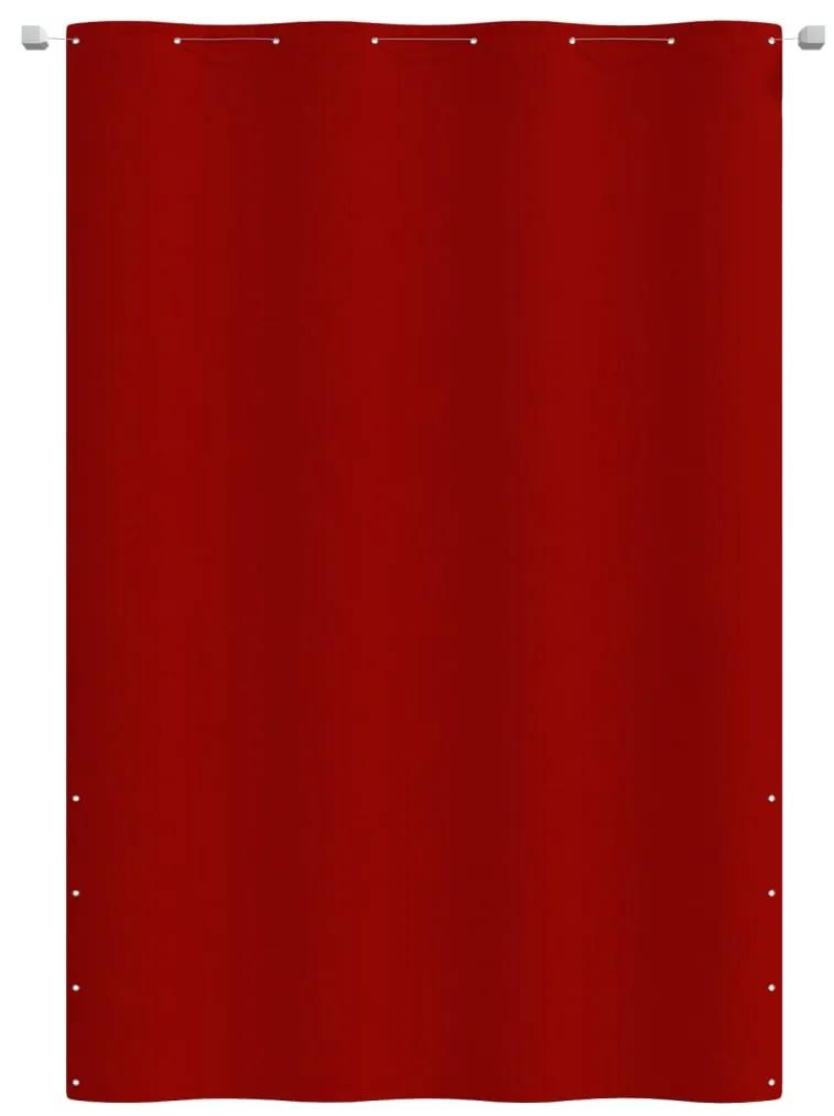 vidaXL Balkonscherm 160x240 cm oxford stof rood
