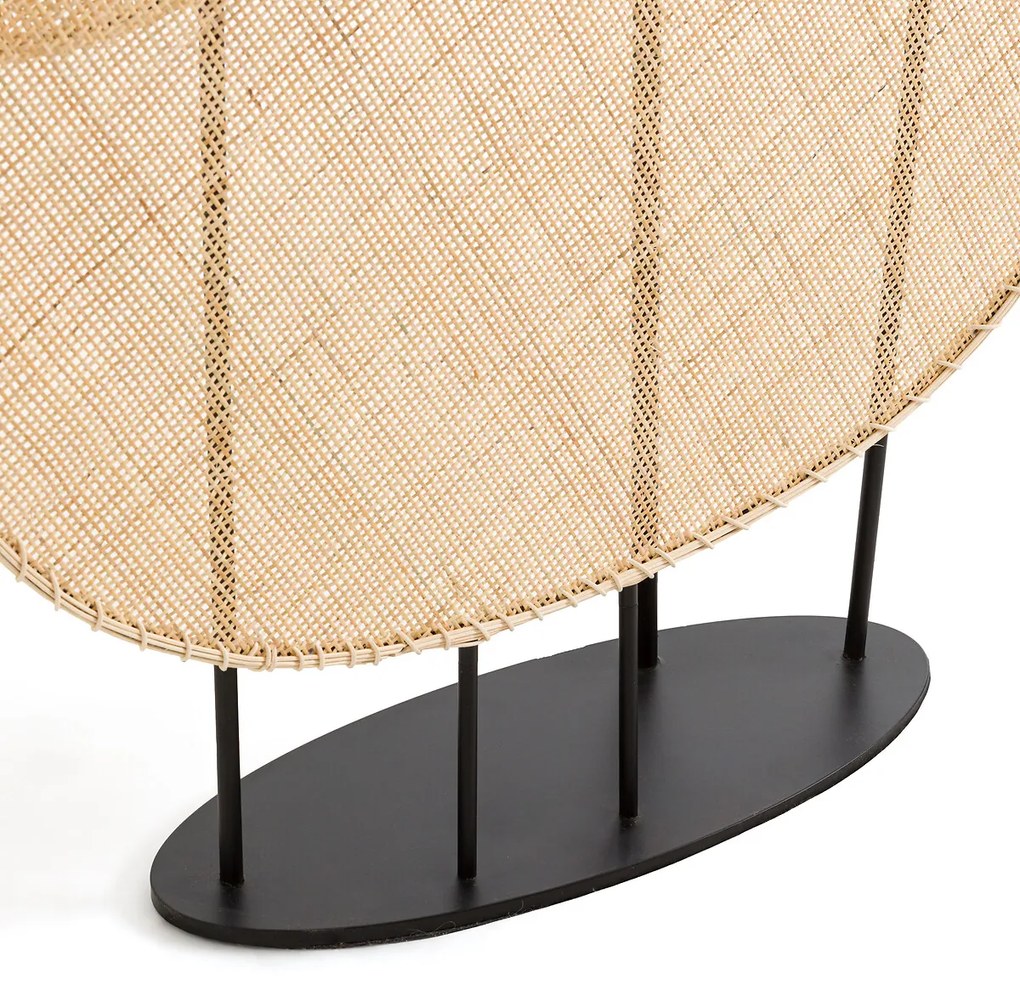 Geweven rotan scherm, Canopée design E. Gallina