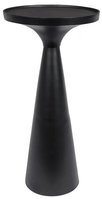 Zuiver Floss Ronde Bijzettafel Zwart - 28 X 28cm.