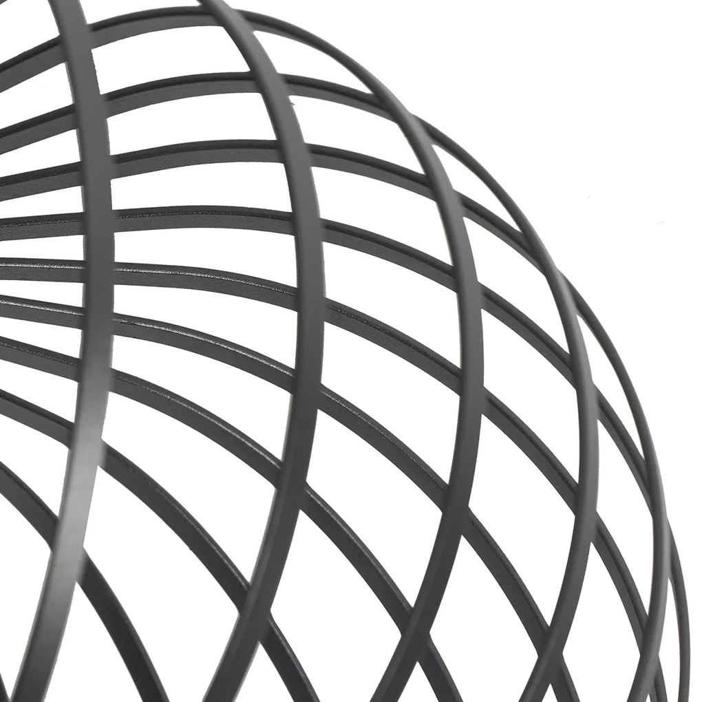 Smart plafondlamp zwart 39 cm incl. Wifi G95 - Johanna