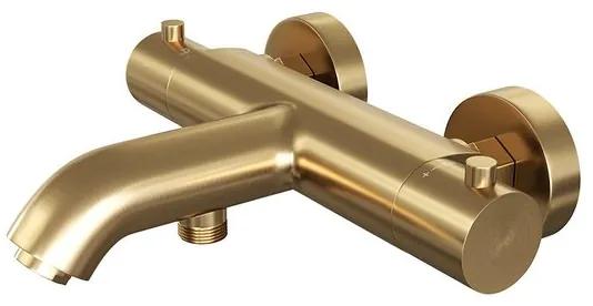 Brauer Gold Edition badthermostaat met omstel messing geborsteld goud OUTLETSTORE 5-GG-041