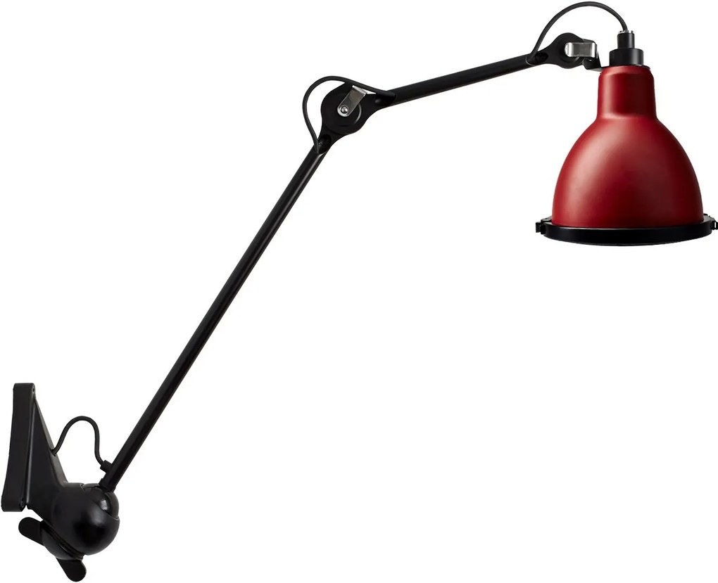 DCW éditions Lampe Gras N222 XL Outdoor Seaside wandlamp rood