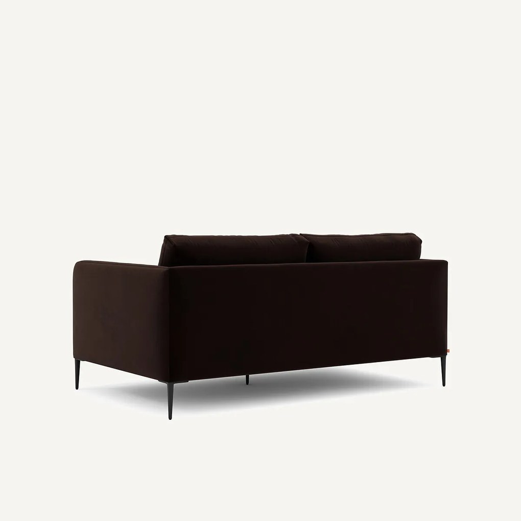 3-zits compacte bank in fluweel, Oscar, ontwerp Emmanuel Gallina