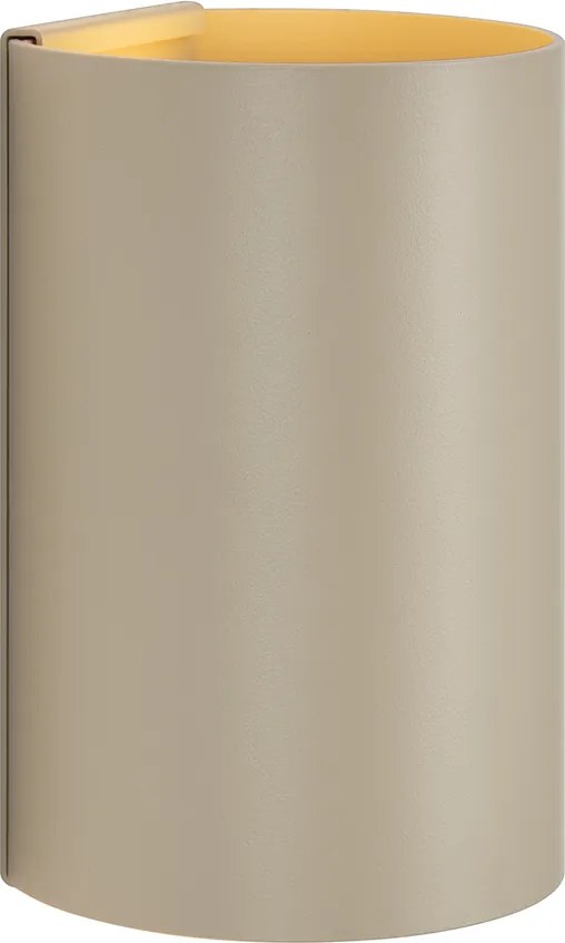 Moderne wandlamp taupe incl. LED 3-staps dimbaar en oplaadbaar - Sabbir