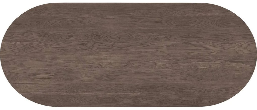 Goossens Excellent Eettafel Uniek, Semi rond 260 x 100 cm