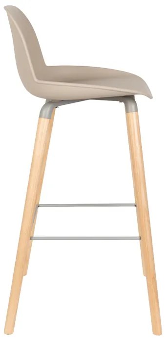 Zuiver Albert Kuip Extra Hoge Barkruk Taupe