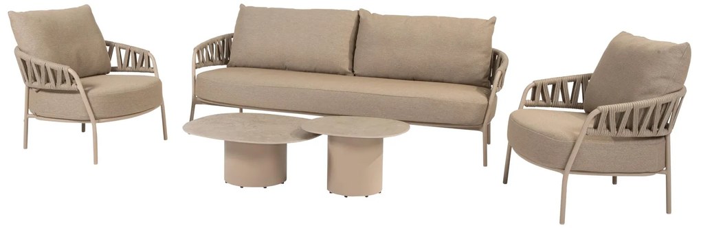 Taste by 4 Seasons Calma sofa set latte Loungeset   taupe weerbestendig