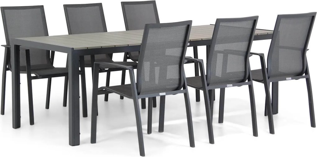 Lifestyle Ultimate/Poro 210 cm dining tuinset 7-delig
