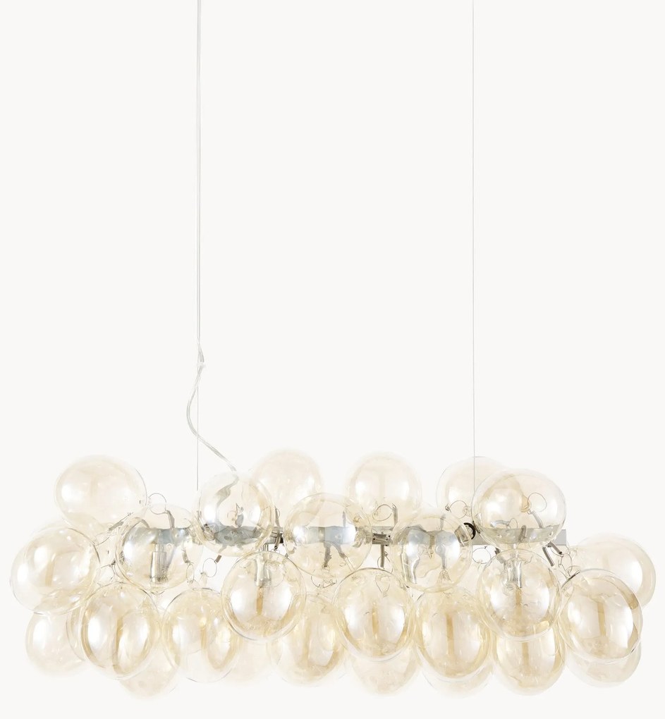 Mondgeblazen LED-hanglamp Gross Bar