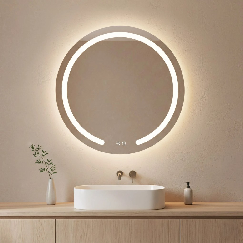 LED Spiegel 70cm Modern