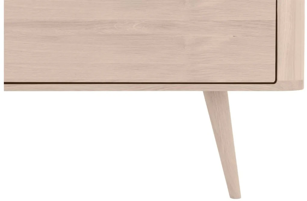 Goossens Tv Dressoir Bjarte, 2 deuren 1 lade 1 open vak 42 cm diep 180 cm breed