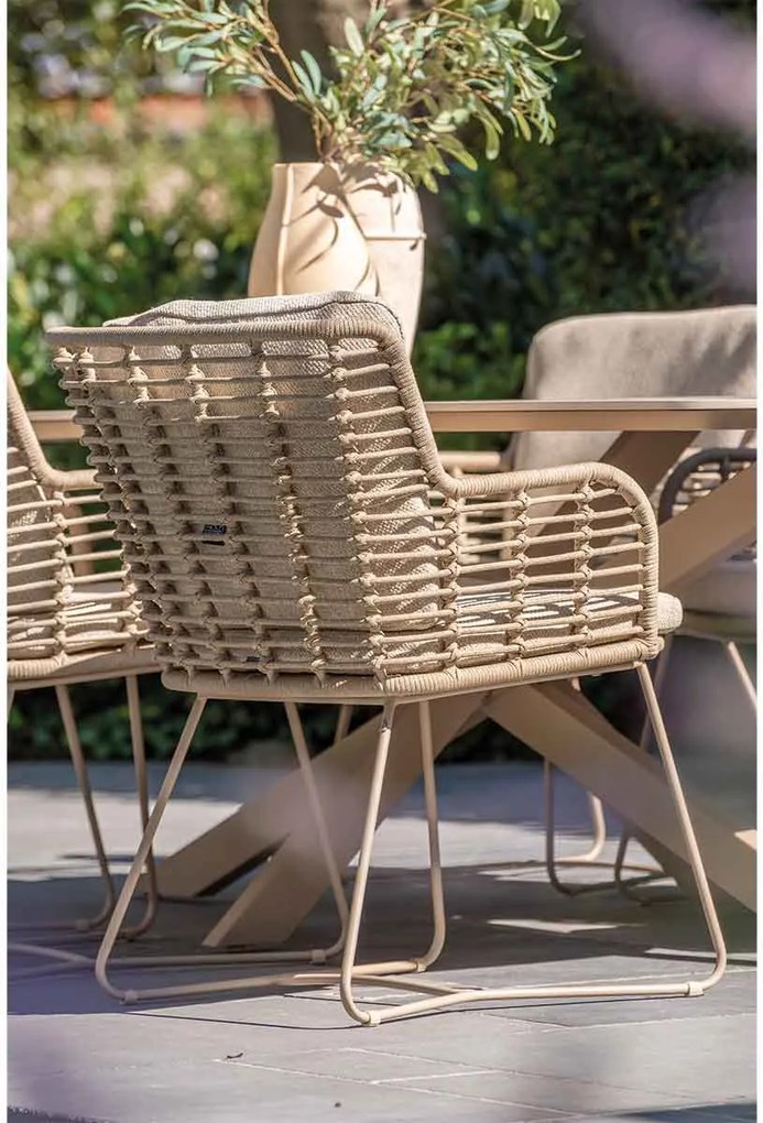 4 Seasons Fabrice tuinset 7-delig - Manolo tuintafel 240x103 cm