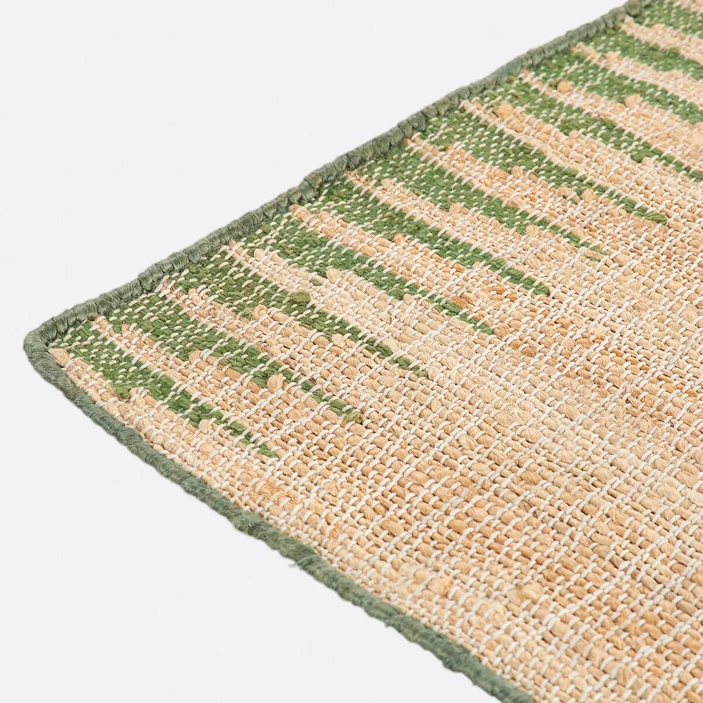 Vloerkleed in jute met rand, Gibela