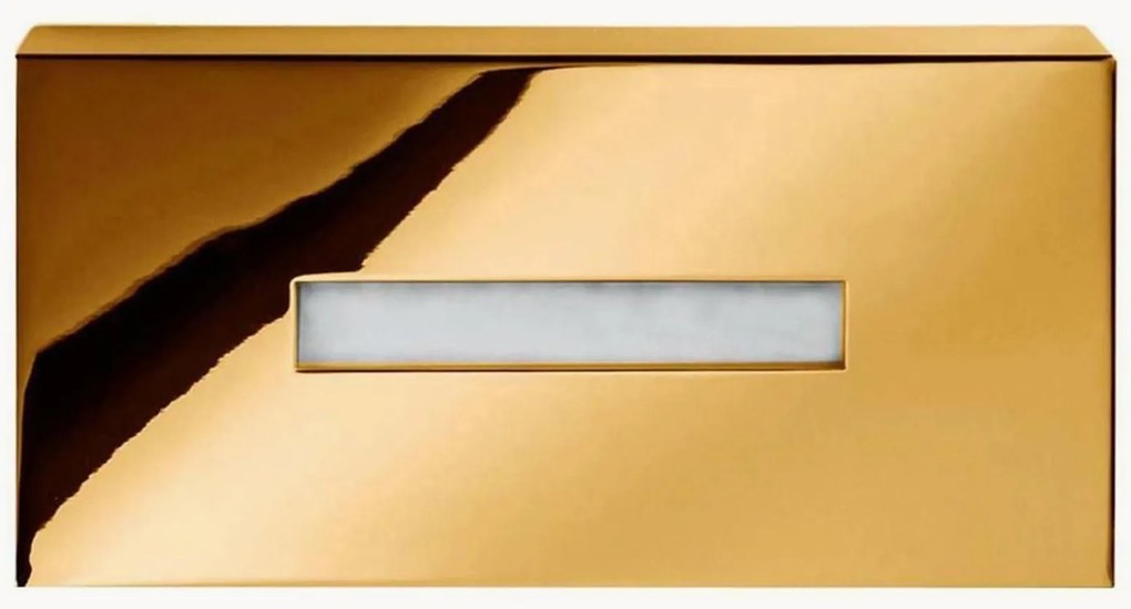 Vergulde tissuedoos Lena