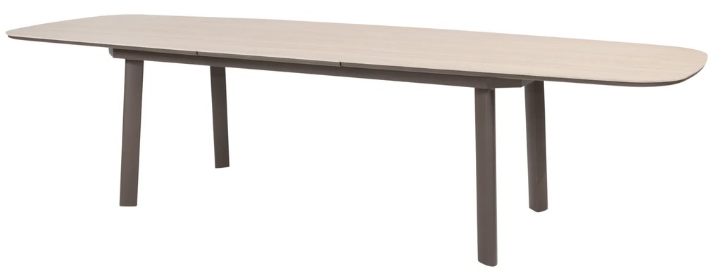 Manolo uitschuifbare dining tuintafel printed ceramic 230-290x100xH75 cm terre Taste 4SO