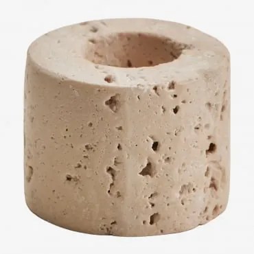 Seravento Kandelaar Van Natuursteen Travertine - Sklum