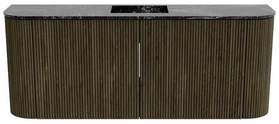 Mondiaz Joya DLux 105cm toiletmeubel ronding links/rechts shadow met wastafel faye midden 1 kraangat lava