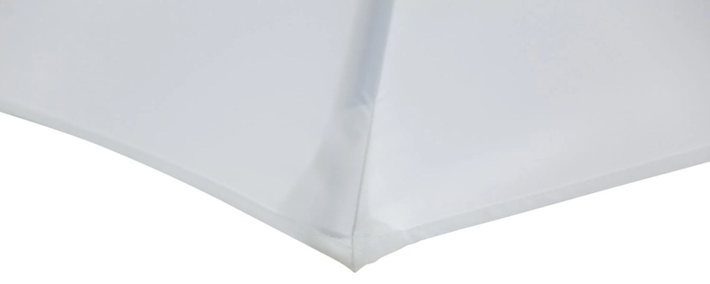 Camello Valerio Stokparasol M (excl. Voet) Aluminium Wit