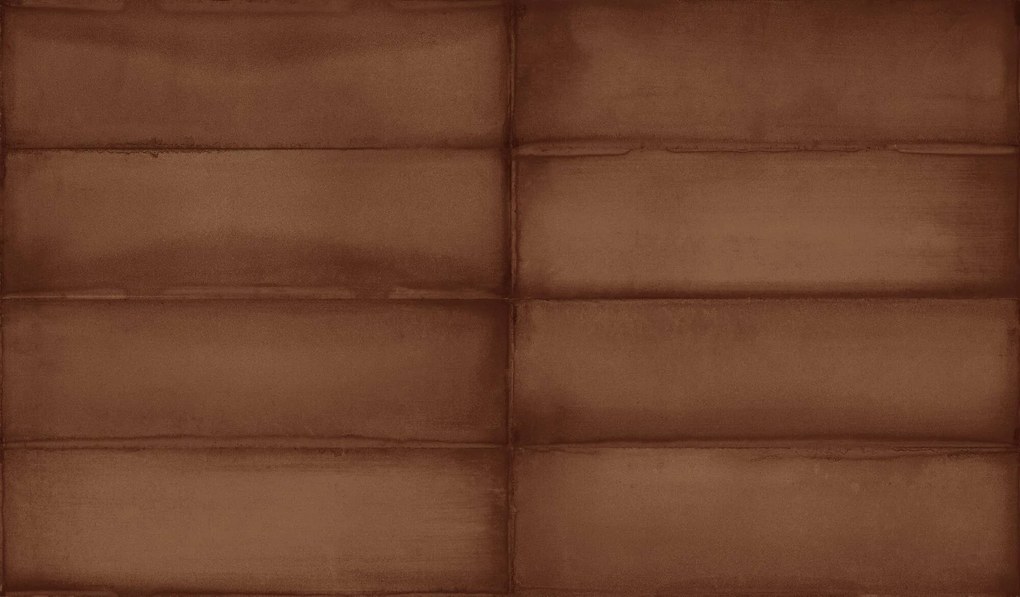 Wandtegel visgraat Estudio Ghent 24x7cm copper glossy glans