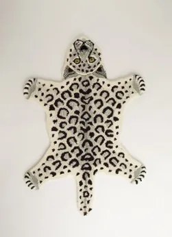 Doing Goods Snowy Leopard vloerkleed 92 x 62 cm