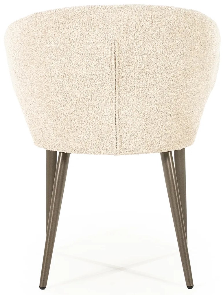 Eleonora Mateo Bruin Potige Eetstoel Beige