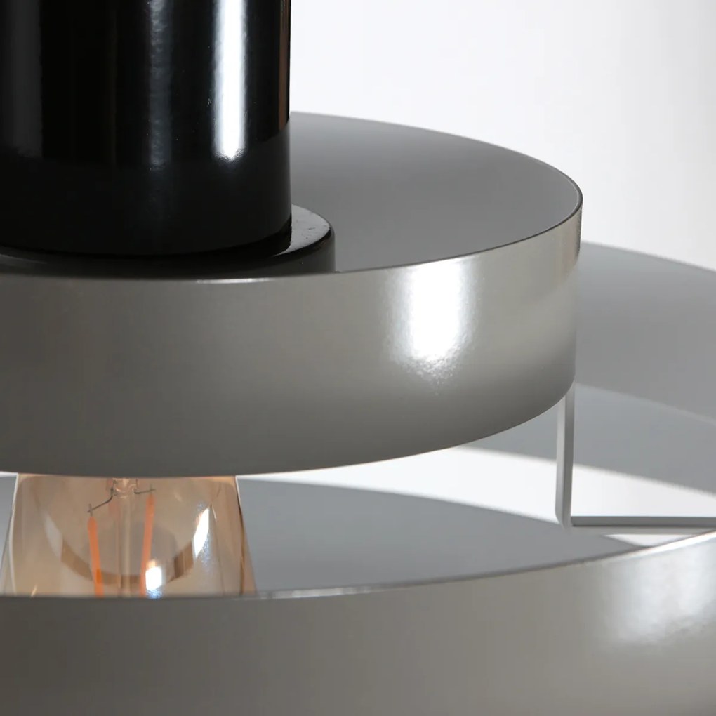 Retro hanglamp groen rond - Halo Cirque Retro E27 Binnenverlichting Lamp