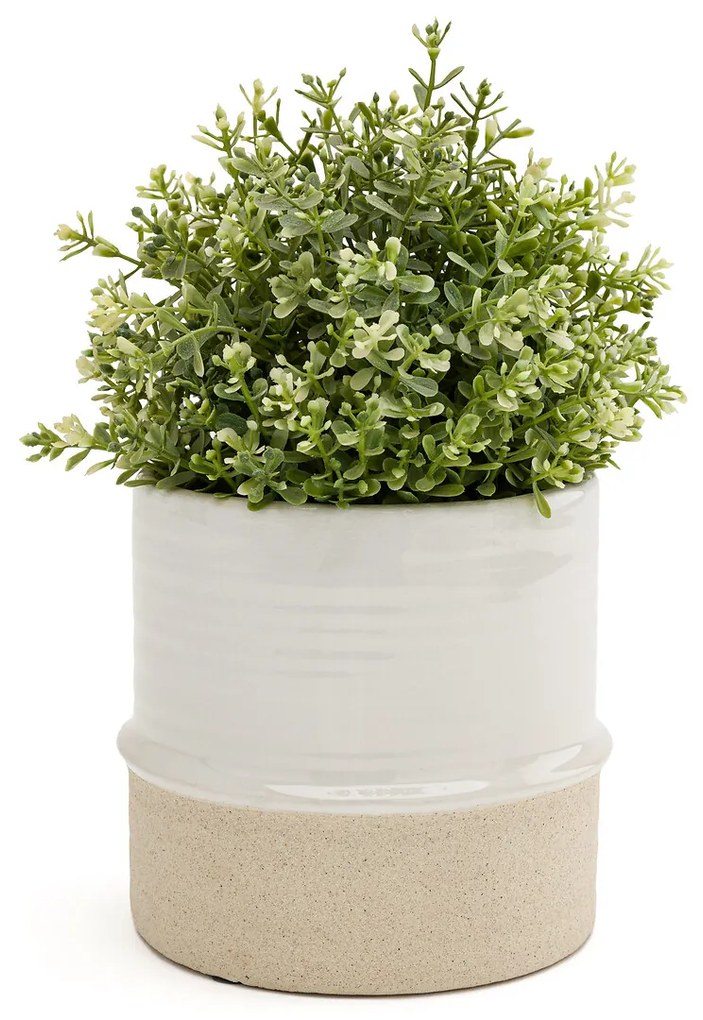 Geglazuurde keramische bloempotØ15 cm, Malino