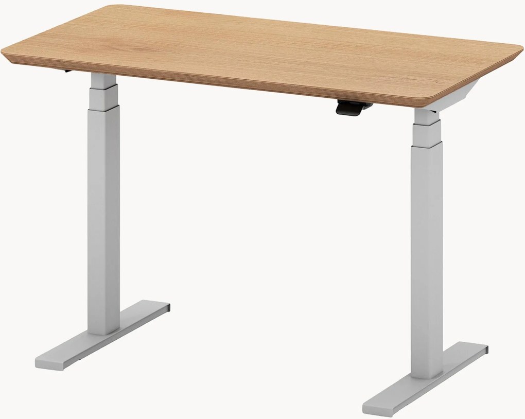 Handgemaakte zit-sta bureau Pro Mini met houten blad & elektrisch in hoogte verstelbaar