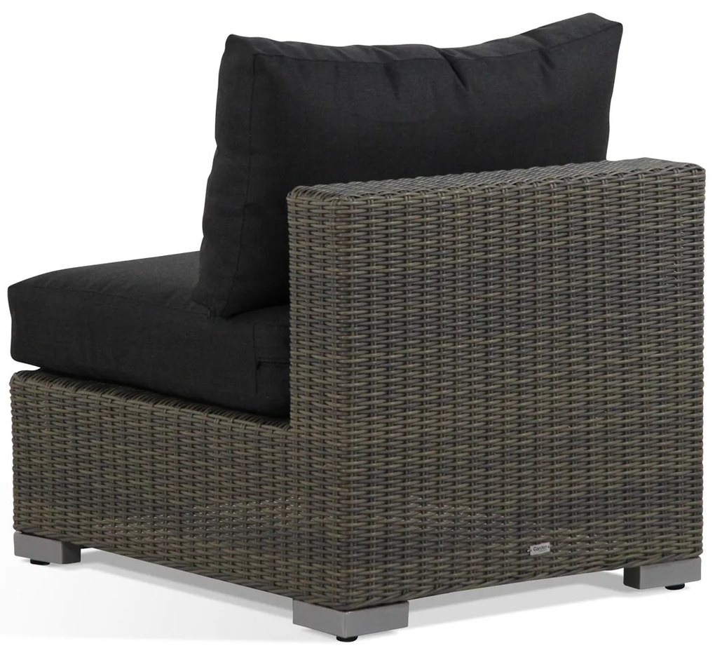 Dining Loungeset 5 personen Wicker Taupe  Garden Collections Toronto/Brighton