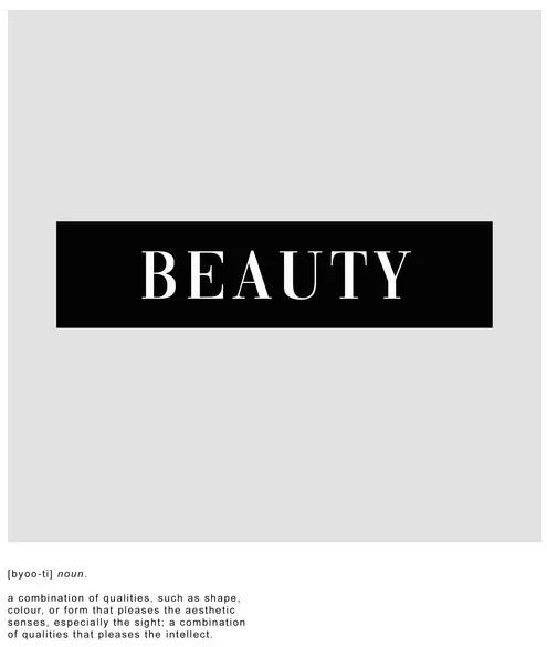 Ilustratie Beauty definition, Finlay & Noa, (30 x 40 cm)