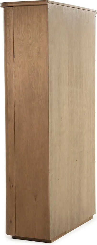 Hoge Design Kast Eikenhout Bruin - 120x50x210cm.