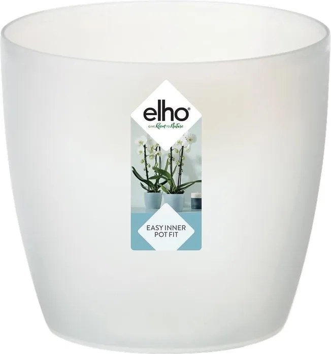 elho Brussels Orchidee 16 - Transparant (Transparant) - Diameter 16 x H 15 cm - Ideaal voor binnen - 100% gerecycled