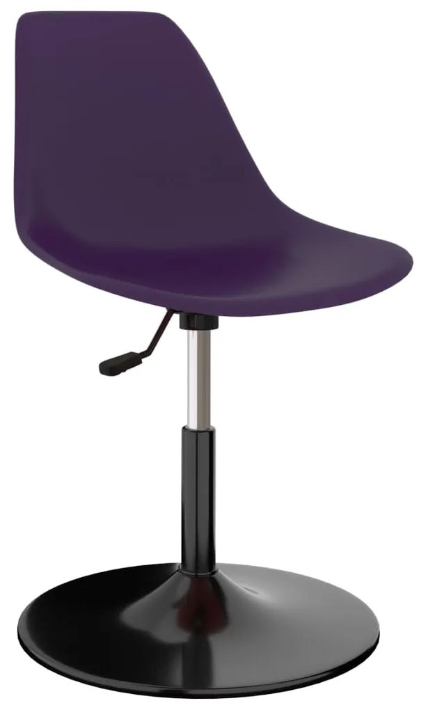 vidaXL Eetkamerstoelen 2 st draaibaar PP lila