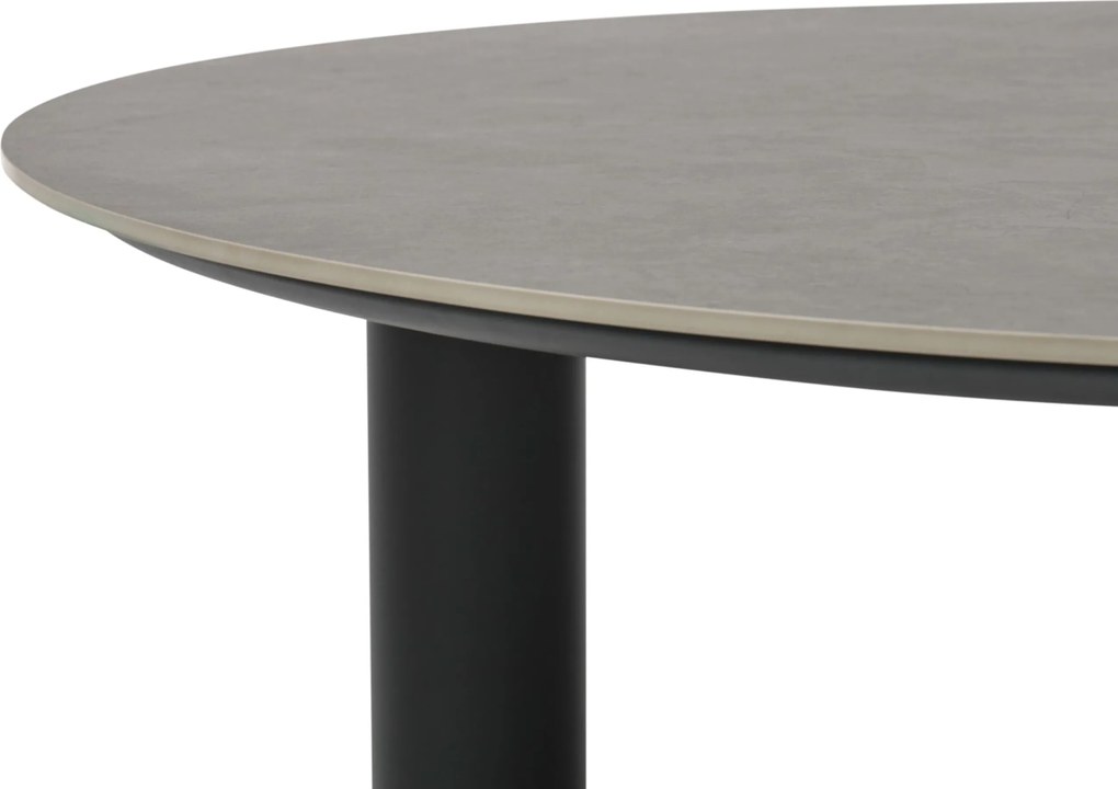 Dining Tuintafel rond 158 cm Grijs Trino