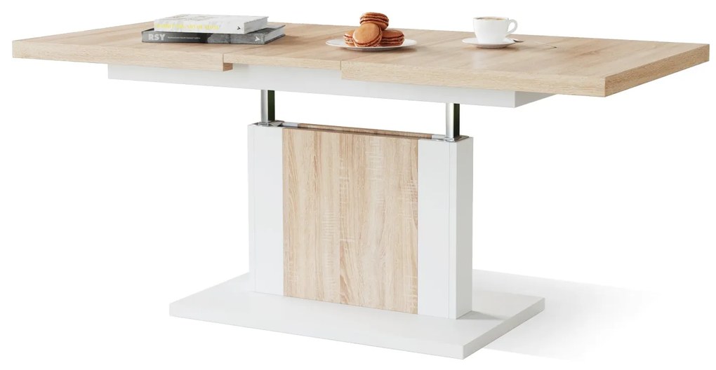 ORION sonoma eiken / wit, salontafel