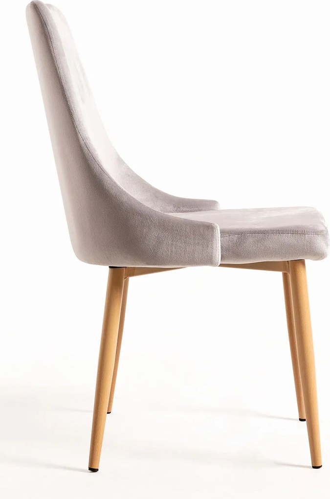 Set 4 Stoik Wood Stoelen