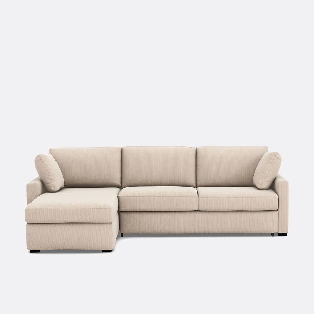 Comfort Bultex® corduroy hoekbank Timor