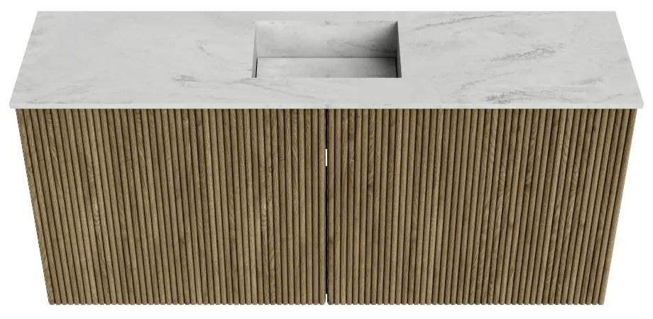 Mondiaz Joya DLux 90cm toiletmeubel dusk met wastafel faye midden 1 kraangat opalo