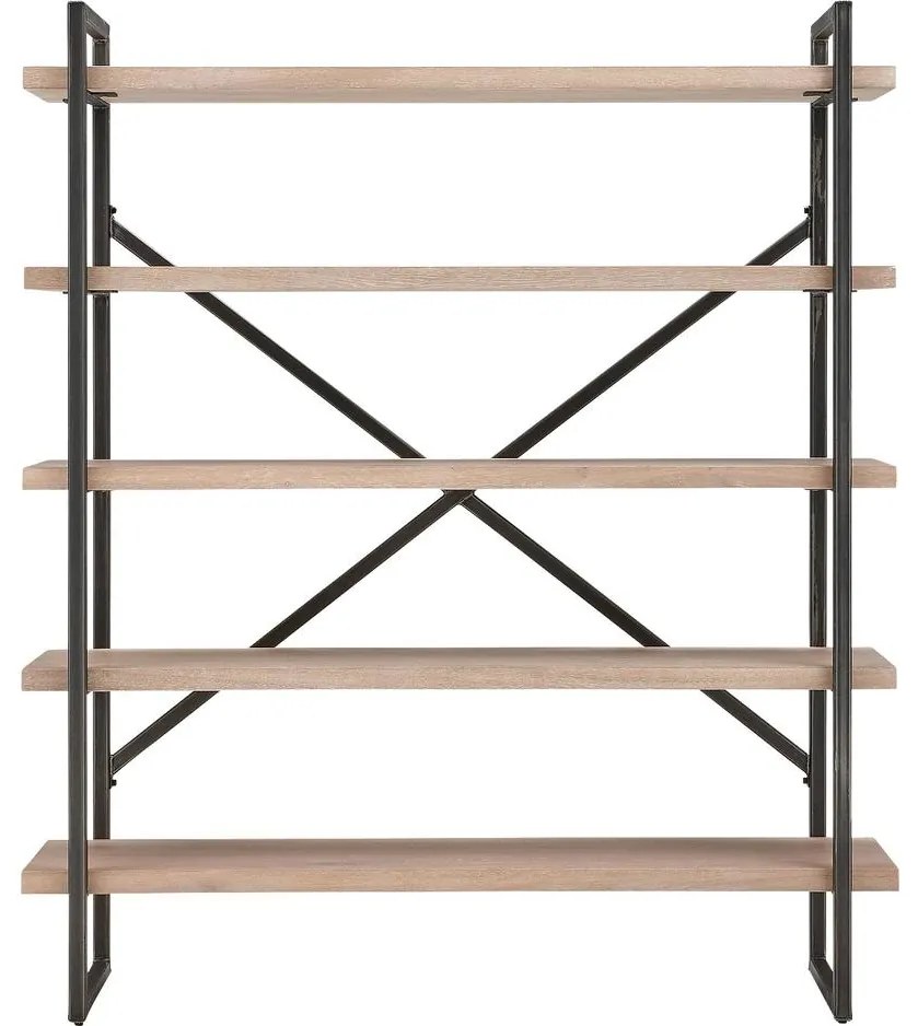Goossens Wandmeubel Blake, Met 5 legplanken, 120 cm breed