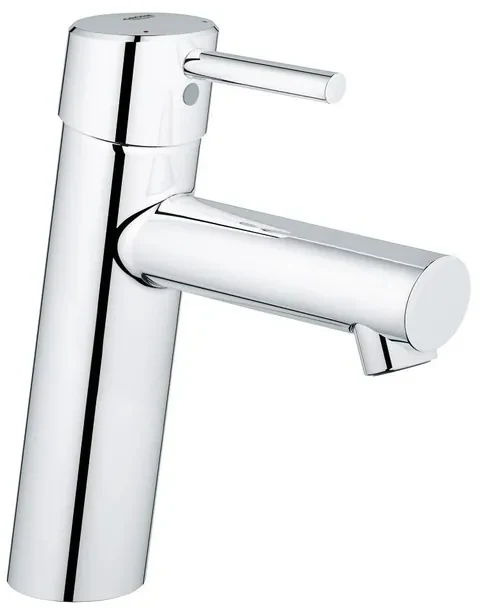 GROHE Concetto waterbesparende wastafelkraan medium 28mm met temperatuurbegrenzer chroom 23451001